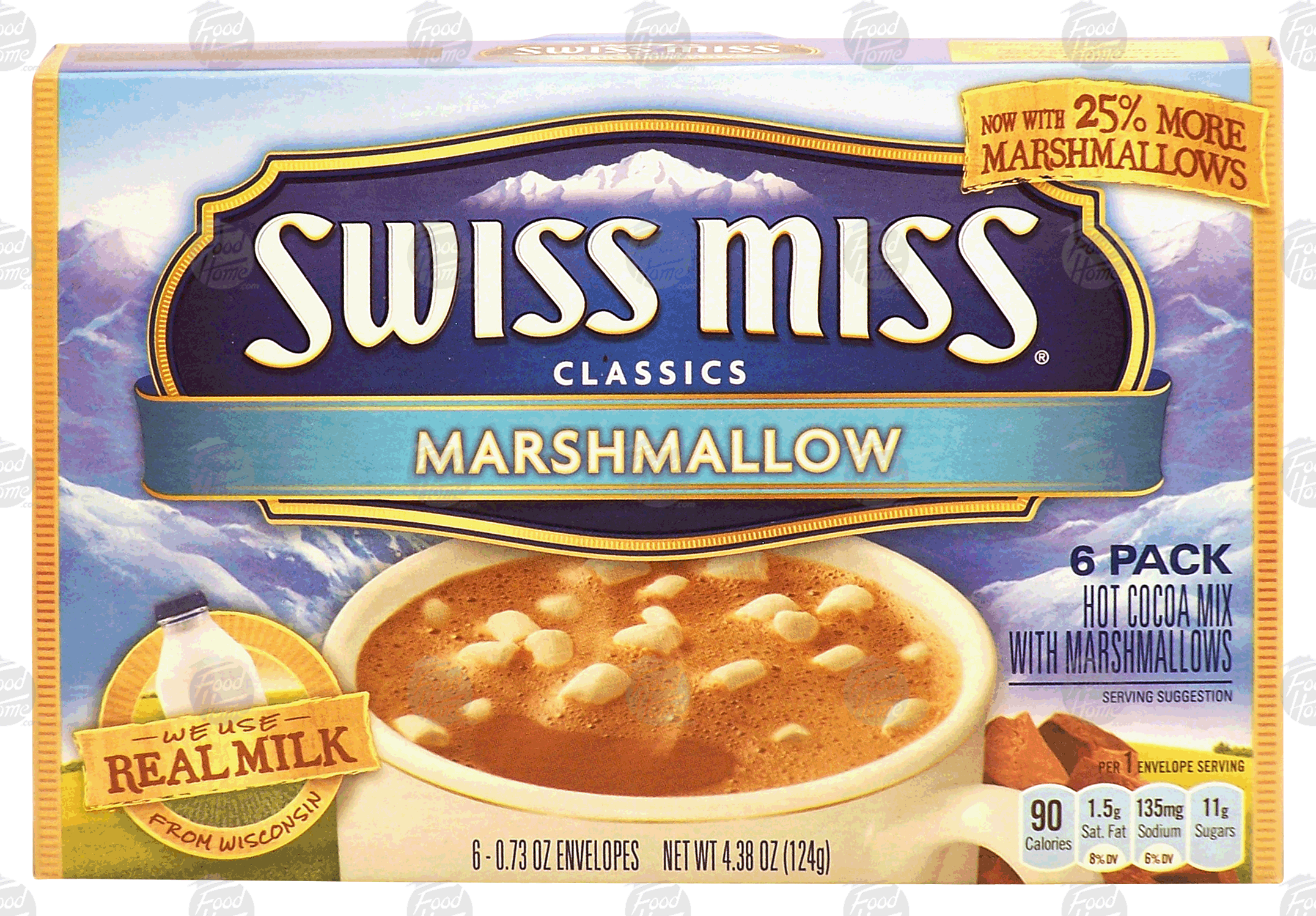 Swiss Miss Classics hot cocoa mix with marshmallows, 6 ct Full-Size Picture